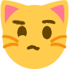 cat_disgusted emote for Discord