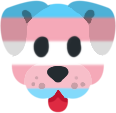 Trans_Dog emote for Discord