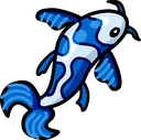 BlueKoiFish emote for Discord