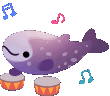WhaleBongoCat emote for Discord