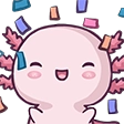AxolotlCelebration emote for Discord