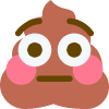 Embarrassed_Poop emote for Discord