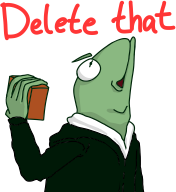 Delete_That_Kermit emote for Discord