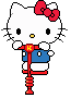 HelloKittyPogoStick emote for Discord