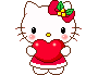 HelloKittyHeartDance emote for Discord