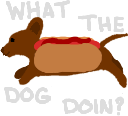 whatthedogdoin emote for Discord