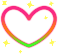 neon_heart emote for Discord