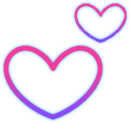 hearts_neon emote for Discord