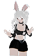 BunnygirlSpin emote for Discord