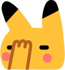 pikafacepalm emote for Discord