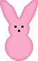 PinkBunnyPeeps emote for Discord