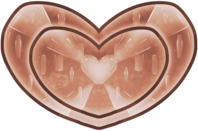 Crystal_Heart_brown emote for Discord
