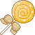 YellowLollipopGoldBow emote for Discord