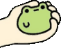 frog_in_hand emote for Discord