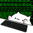 HackerBongoCat emote for Discord