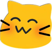 BlobCatBlush emote for Discord