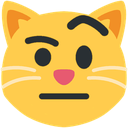 eyebrow_cat emote for Discord