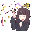 MenheraConfetti emote for Discord