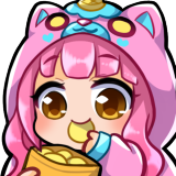 Rainbows_kawaii emote for Discord
