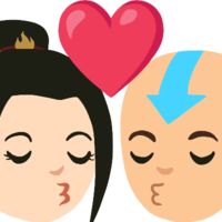 Azulaang_kiss emote for Discord