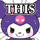 kuromi_this emote for Discord