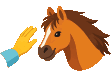 lovinghorsepatpat emote for Discord