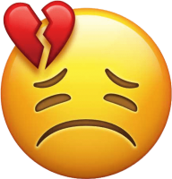 depressedBrokenHearted emote for Discord