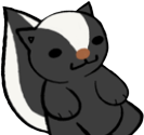 SkunkPlushie emote for Discord