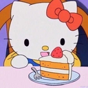 hellokitty_cake emote for Discord