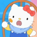 hellokitty_eat emote for Discord