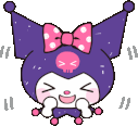 kuromi_joyface emote for Discord