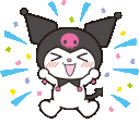 kuromi_excited emote for Discord