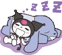 kuromi_sleep emote for Discord