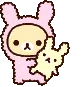 RilakkumaBunnyHug emote for Discord