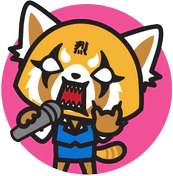 Aggretsuko emote for Discord