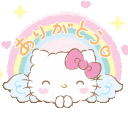 hellokitty_rainbow emote for Discord