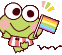 keroppi_gayrights emote for Discord