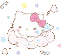 hellokitty_tantrum emote for Discord