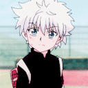killua_blush emote for Discord