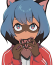 michiru_nom emote for Discord