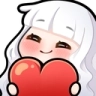 girllove emote for Discord