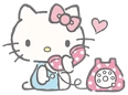 HelloKittyPhone emote for Discord