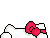 HelloKittyPeek emote for Discord
