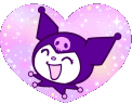 KuromiHeart emote for Discord