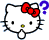 HelloKittyQuestion emote for Discord