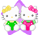 HelloKittyMimmyStar emote for Discord