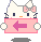 HelloKittyArrowL emote for Discord