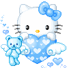 HelloKittyHeart emote for Discord