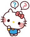 HelloKittyQuestion emote for Discord
