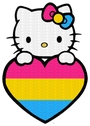 HelloKittyPansexual emote for Discord